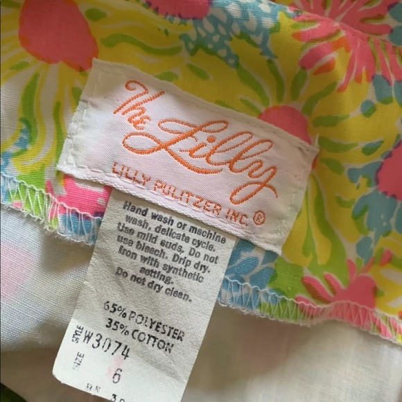 VTG 1960’s Lilly Pulitzer Skirt! 26” Daisy Print - Picture 5 of 5